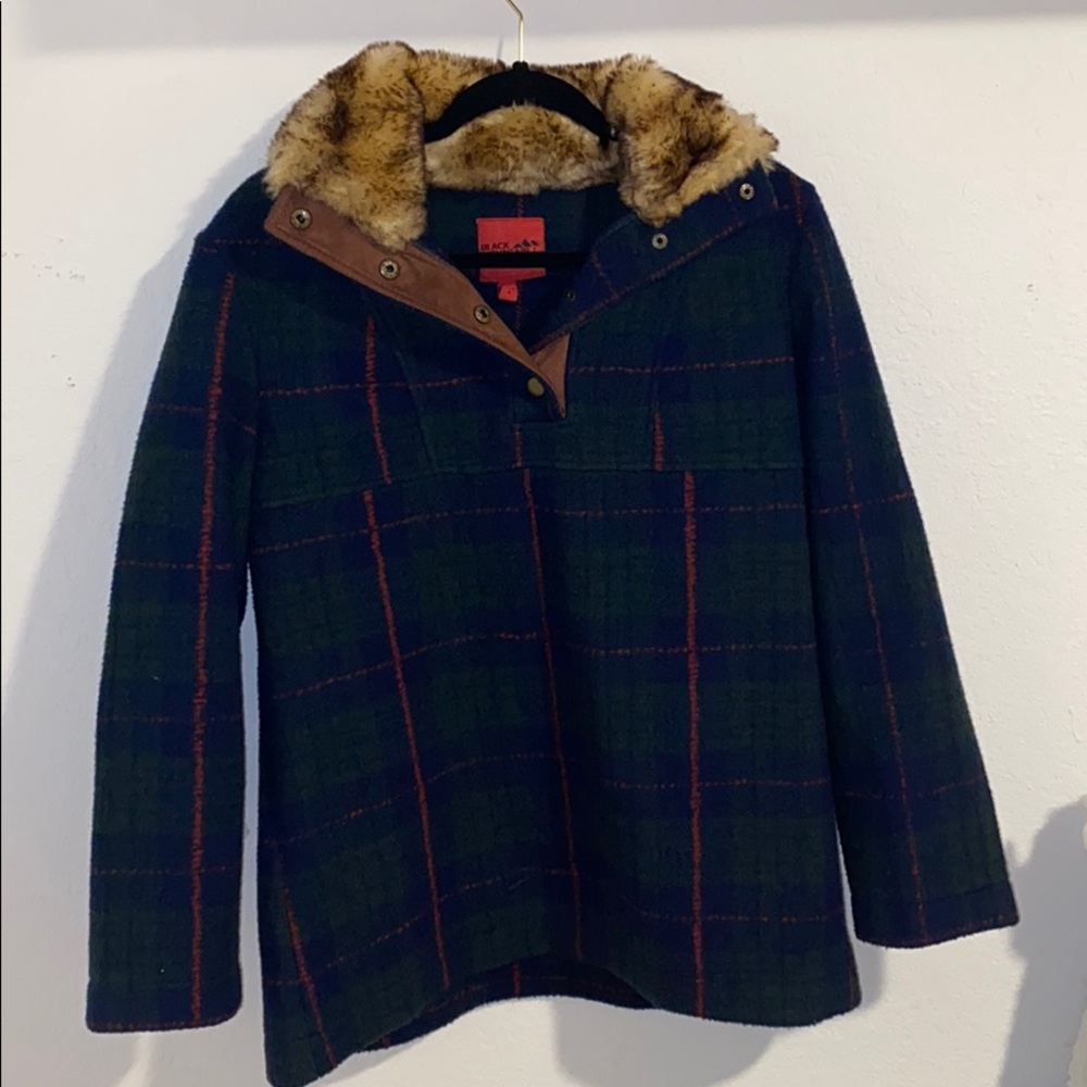 Black Mountain peak Jacket w/fur collar